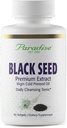 Paradise Black Seed Oil, Rich in Antioxidants, Immune Supporting, Super Potent, Ultra Pure, Vegan, Non GMO, Gluten Free, 60 Softgels