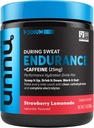 Nuun Hydration Endurance Powder, Strawberry Lemonade + Caffeine, Workout Support, 5 Electrolitos esenciales para la hidratación + Carbohidratos, Vegan, No GMO, (16 Servings - Canister)