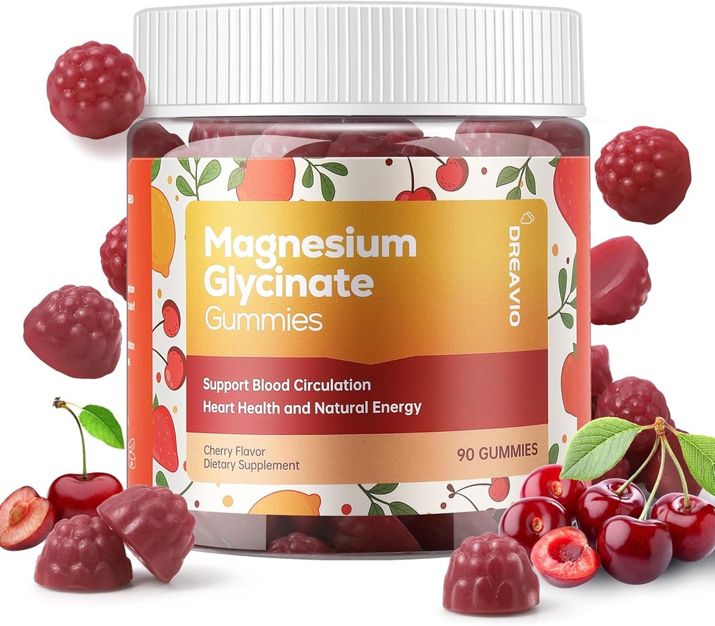 90 Conde Magnesium Glycinate Gummies 400mg w/Ashwagandha Suplemento - Sugar Free Zinc Magnesium Glycinate Suplemento Ashwagandha Gummies para adultos