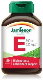 Jamieson Vitamina E 800 UI, 50 softgels