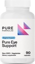 PureFormulas Pure Eye Support | Lutein and Zeaxanthin Supplement - 90 Vegetarian Capsules