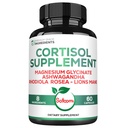 Satoomi 8in1 Cortisol Manager con Magnesium Glycinate, Ashwagandha, Rhodiola Rosea, Lions Mane &amp; Más - Cortisol Reductor Suplemento Hombres &amp; Mujeres - 60 cápsulas