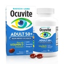 Ocuvite 50+ Vitamina Ocular &amp; Suplemento Mineral, Multivitamina para Visión & Salud Ocular con Omega-3, Zinc, Vitaminas C &amp; E, Lutein &amp; Zeaxanthin, Suplementos Zinc para Mujeres y Hombres, 90 Softgels