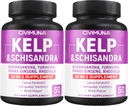 Kelp Capsules con Kelp, Schisandra, Ashwagandha y Más - 120 cápsulas para 4 meses de suministro (Pack of 2)