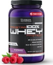 Ultimate Nutrition Prostar Whey Protein Powder Isolate, Raspberry - Low Carb, High Protein Powder Shake for Muscle Gain " Recovery - Low Sodium, Low-Fat & Keto Friendly - 2 lbs Tub