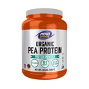 NOW Foods Sports Nutrition, Certified Organic Pea Protein 15 Grams, Unflavored Powder, 1.5-Pound
