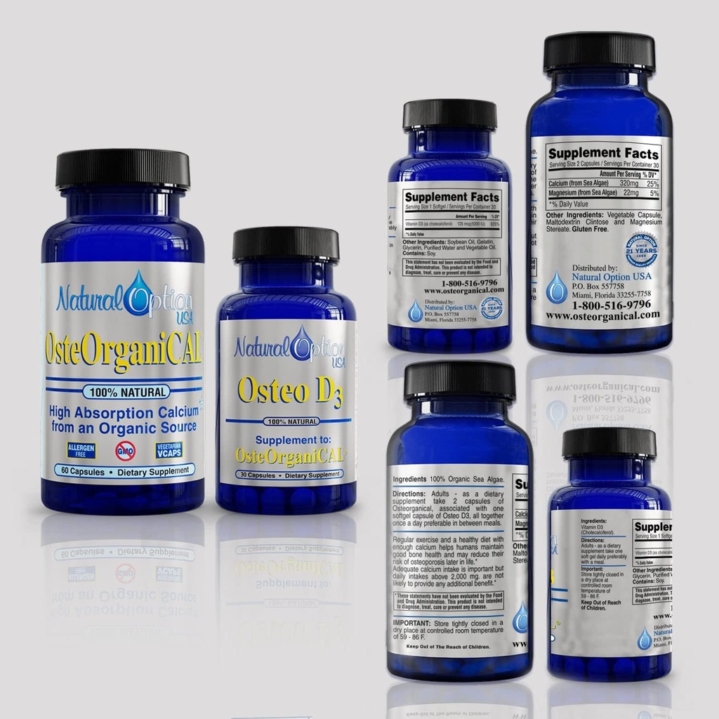Osteorganical® &amp; Osteo D3 (1 Kit)