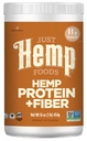 Just Hemp Foods Hemp Protein Powder Plus Fiber, Non-GMO Verified with 11g of Protein > 11g of Fiber per Serving, 16 oz - Packaging May Vary