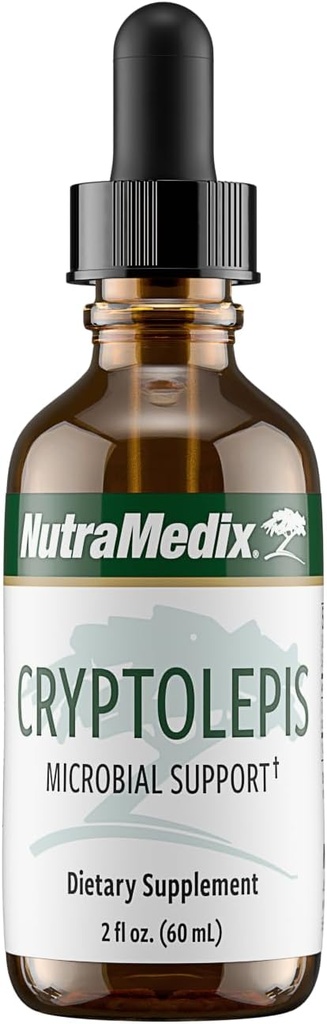 NutraMedix Cryptolepis Suplementos líquidos - Promover el soporte microbiano diario e inmunidad - Vitaminas líquidas para hombres y mujeres - Broad-Spectrum &amp; Optimizado para absorción (2 Fl Oz)
