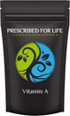 Prescrito para la vida Vitamina A Powder  sometida 500,000 Acetato de retinilo IU TEN Gluten Free, Vegan, Non GMO (10kg / 22lb)