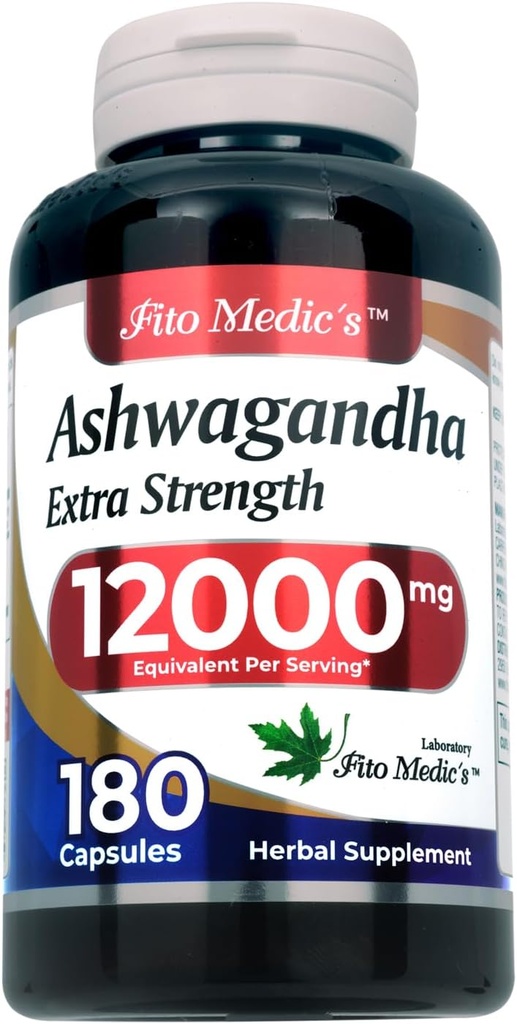 FITO MEDIC's Lab Silencio Ashwagandha Silencio ashwagandha Suplementos Silencio ashwagandha Capsules  180 Capsules