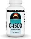 Fuente Naturals C-1500, con Rose HIPS 1500 mg para Immune System Support - 100 Tablets