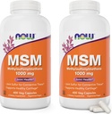 Ahora MSM 1000mg, 400 Veg Capsules (Pack of 2) Methyl-Sulphonyl-Methane, Made in USA, Sulfur Supplement, Non-GMO, Vegan/Vegetarian Friendly