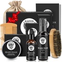 Mens Gifts - Kit de barba para el autocuidado de los hombres, destaca la rutina de novios de los hombres, aniversario ¦