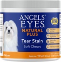 ANGELS' EYES Natural Tear Stain Prevention Soft Chews for Dogs ← Chicken Flavor   For All Breeds ¦ No Wheat No Corn tención Daily Supplement ← Proprietary Formula, 90 Cuenta