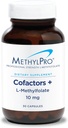 MetilPro L-Methylfolate 10 mg + Cofactores - L Metil Folate Suplemento para Mujeres y Hombres, Metilada Vitamina B9 (5-MTHF) con B6 y B12 para la salud cerebral, el foco y la calma - 30 cápsulas (Pack of 1)
