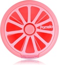 Creative Portable Mini 7 días Forma circular semanal Rotary Cute Fruit Style Pill Storage Box (Pomelo)