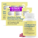 Curist Esomeprazole 20mg Capsules Delayed-Release 84 Cuenta - Medicamento de Reflujo ácido para el alivio de acidez - Dos paquetes de 42 cápsulas del conde (84 Total) - Acid Reflux Relief