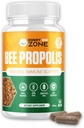Bee Propolis Capsules – 100% Natural Energy and Immune Support Supplement TEN Non-GMO, Gluten-Free, 60 Easy-to-Swallow Veggie Caps