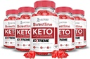 Laboratorios justificados (5 Pack Boostline Keto ACV Gummies Extreme 2000MG Boost Line Keto Gummies Apple Sider Vinegar Formulado con Powder Pomegranate Beet B12 Vegan No GMO 300 Gummys