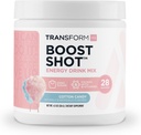 TransformHQ Boost Shot (28 Servings, Cotton Candy) ← Energía sin el Crash - Gluten Free, Non-GMO