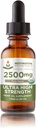 Ultra High Strength Hemp Oil Supplement for Body & Mind Benefits - USDA Certified Organic - Natural Flavor - 2500mg - Pure Hemp (1oz/30ml) 60 Servings - Calming Stress Relief