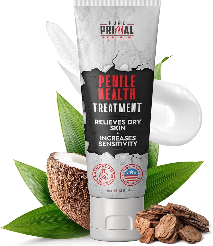 Crema del pene primario puro para hombres – Crema de salud del pene de absorción rápida para el soporte de la piel de hidratación