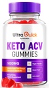 NutraRize Ultra Quick Keto ACV Gummies for Weight Loss, UltraQuick Keto+ACV Formula, Premium Keto Plus ACV Formula, Natural Apple Cider Vinegar 1000MG, Official UltraQuick Gomitas Review (60 Gummies)