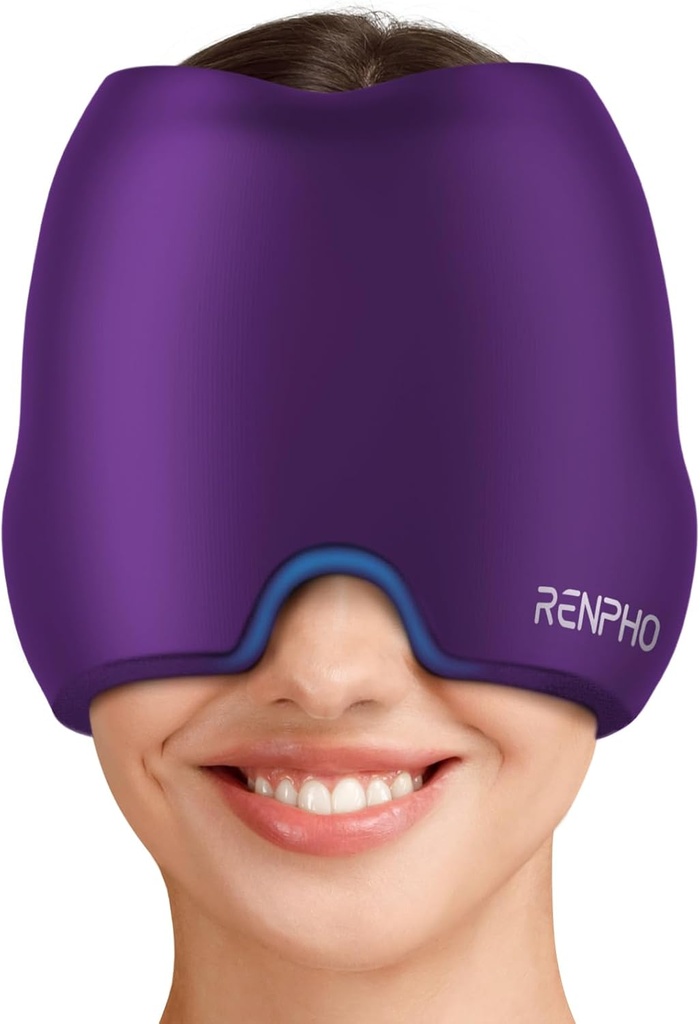 Relief Cap Ice Head Wrap with Hot or Cold Therapy Hangover Relief Products Ice Face Mask