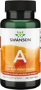 Swanson Vitamina A 10,000 UI (3.000 mcg RAE) Nourishment natural para el hueso, la salud de la piel, el soporte de visión &amp; función del sistema inmunológico - alta absorción Vitamina A 250 Softgels