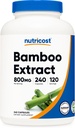 Nutricost Bamboo Extract, 400 mg, 240 cápsulas - Vegan, Gluten Free and Non-GMO - 120 Serviciones con 800 mg