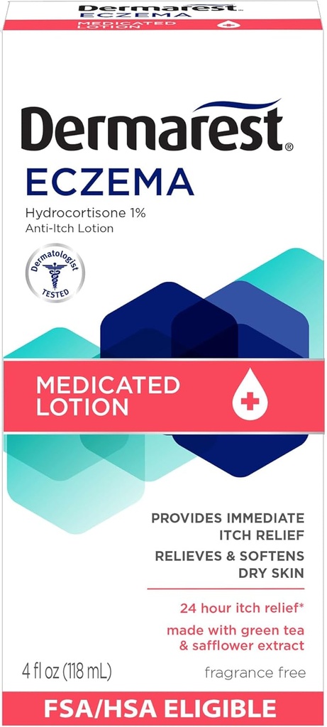 Dermarest Eczema Loción médica, 4 fl oz (Pack of 1)