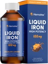 Suplementos de hierro para hombres de alta potencia Hierro líquido para adultos por Hematex - 100 mg Polysaccharide Iron Complex Suplementos de hierro para anemia y deficiencia de hierro