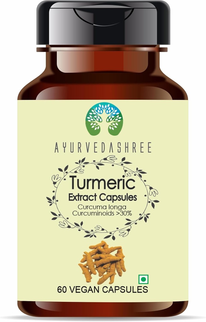 Extracto Turmérico 500mg - 60 Capsules Vegetarianos Silencio Haldi Extracto ← Curcuma Longa Silencio Todo Natural Silencio 100% Vegan ANTE Gluten-Free ANTE GMP Certified.