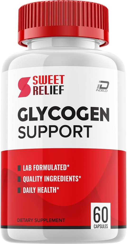 Sweet Relief Glycogen Support Capsules - SweetRelief Optimizer Advanced Formula, Sweet Relief Supplement, SweetRelief Booster Reviews,Glycogen Supplement (1 Pack - 60 cápsulas)