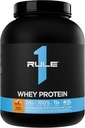 Regla 1 Whey Protein – 24g Proteína de acción rápida de todas las fuentes con EAAs ocurridas naturalmente " BCAAs para la recuperación del entrenamiento o cualquier uso en cualquier momento (5 libras*, Carmel saltado)