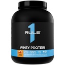 Rule 1 Proteins Whey Protein – 24g Fast-Acting Protein from All-Whey Sources with Naturally Occurring EAAs & BCAAs for Workout Recovery or Anytime Use (5 Pounds, Salted Carmel)