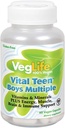 VegLife Vital Chicos Adolescentes Múltiples Veg Cap, 60 Cuenta