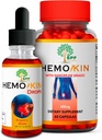 HEMOKIN Capsules " SPF HEMOKIN Drops with Sangre de Drago TENIDO Hemorrhoid, Fissure " Wound Relief " Reduce Itching, Swelling, Pain  permanente Digestive Health " Healing Support TEN 60 Caps + 2 Oz