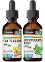 BIO KRAUTER Claw Tincture 2 Fl. Oz. " Cryptolepis Tincture 2 Fl. Oz.