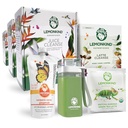 6 días Detox " ReSTART Adaptogenic Stress-Relief " Fat-Burn Master Cleanse Bundle - 39 Servings