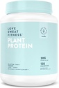 Love Sweat Fitness Orgánica Vegan Protein Powder ← Vanilla ← 28 Servings, 20g Protein, No Sugar, Vegan, Gluten Free, Non-GMO