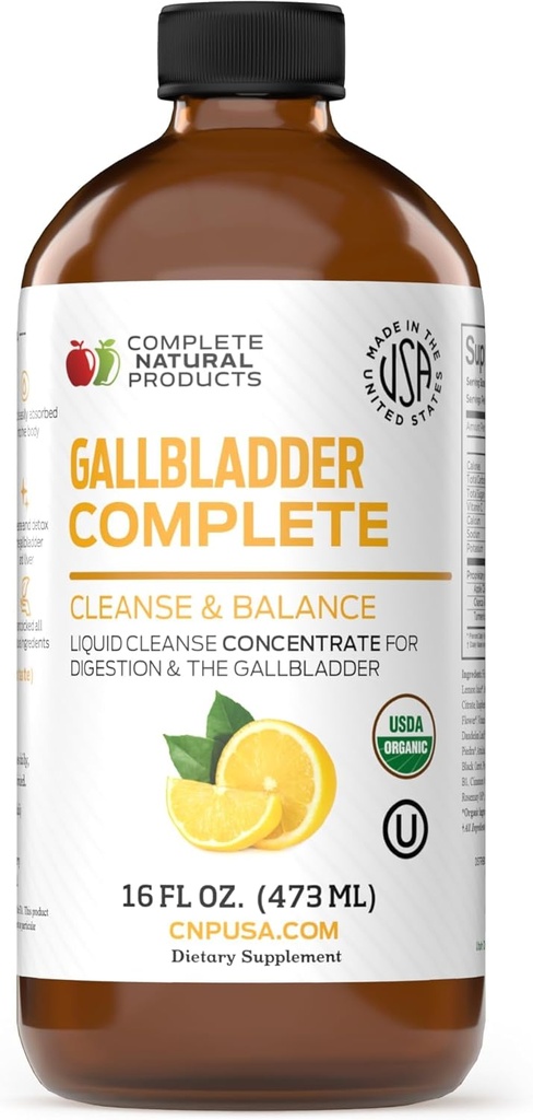 Productos naturales completos Gallbladder 16oz, Chanca Piedra 16oz, Hígador completo 16oz Bundle