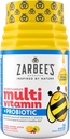 Multivitamina completa del niño de Zarbee + Gummies probióticas con vitaminas A B C D E " zinc para la salud digestiva Fácil de Agarrar Los niños diariamente Gummies multivitamínicos Frutas naturales 70 Condes
