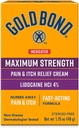 Gold Bond Medicated Maximum Strength Pain & Itch Relief Cream, 1,75 oz., con Lidocaine