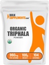 BulkSupplements.com Orgánica Triphala Powder - Haritaki Powder, Suplemento ayurvédico - Gluten Free, 960mg por Serving, 100g (3.5 oz) (Pack of 1)