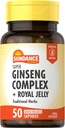 Sundance Super Ginseng Complejo Silencioso con Royal Jelly ← 50 Quick Release Capsules ← No GMO y Gluten Free Tradicional Herb Suplemento