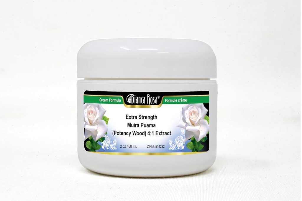 Bianca Rosa Extra Strength Muira Puama (Potency Wood) 4:1 Extract Cream (2 oz, ZIN: 514232)