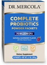 Dr. Mercola Completo Probióticos Packets de Polvo, 30 Servidores (30 Packets), 70 Billones CFU, Sabor de Fresa Natural, Suplemento Dietario, Apoyo Digestivo &amp; Inmunitario, No GMO