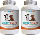 Dieta urinaria para perros - Complejo de salud urinaria para perros y gatos - Soporte de vejiga avanzada - uva ursi para perros - 2 botellas (180 Treats)